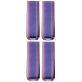 Набор стаканов LSA International Aurora 420 мл, 4 шт, фиолетовый
