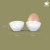 Набор подставок для яиц Tassen Kissing & Dreamy, 2 шт, белый