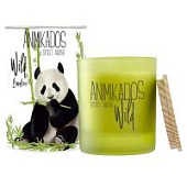 Свеча ароматическая Ambientair Panda - бамбуковый Wild (40 часов)