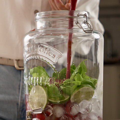 Диспенсер для напитков с подставкой maison jar, 5 л
