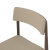 Набор из 2 стульев aska, рогожка, венге/бежевый