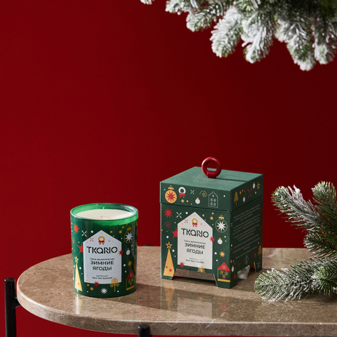 Свеча ароматическая Зимние ягоды из коллекции new year essential