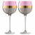 Набор круглых бокалов LSA International Bangle 525 мл, 2 шт, розовый