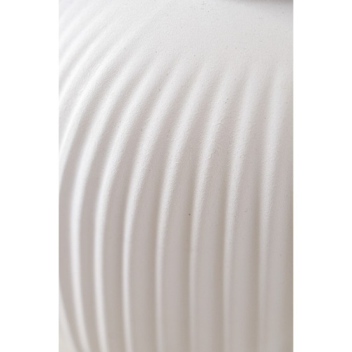 Ваза керамическая Милан 18 см, белая