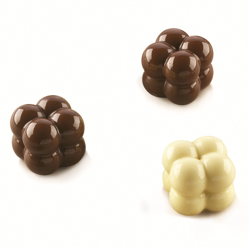 Форма Silikomart для приготовления конфет Choco Game 11х24 см силиконовая