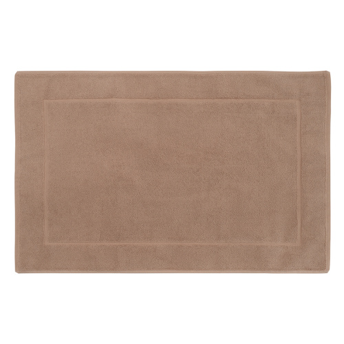 Коврик для ванной светло-коричневого цвета из коллекции Essential, 50х80 см