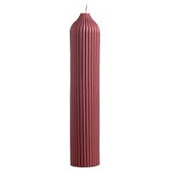 Свеча декоративная бордового цвета из коллекции edge, 25,5см