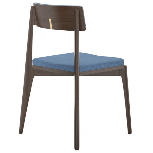 Набор из 2 стульев aska, рогожка, венге/темно-синий