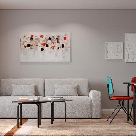 Панно декоративное fleur, 80х140 см, бежевое