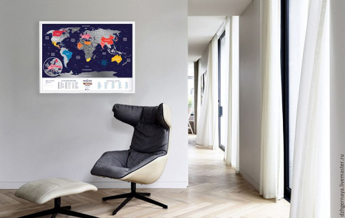 Карта мира  1DEA Holiday World 