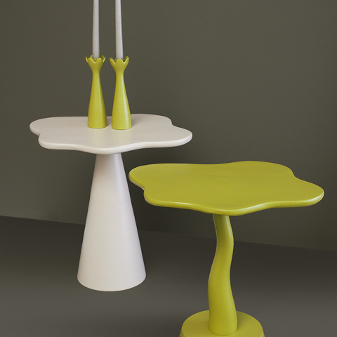 Столик приставной fluid, 56х49 см, лайм