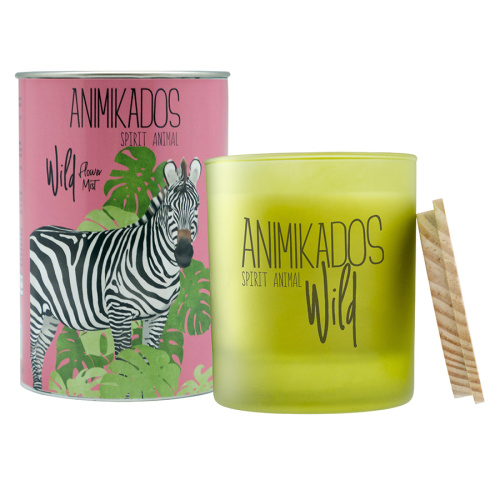 Свеча ароматическая Ambientair Wild Zebra, Цветочный, 40 ч