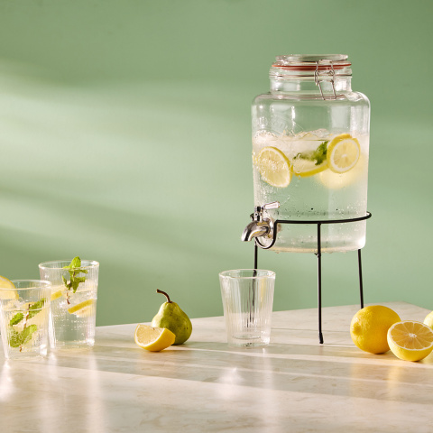 Диспенсер для напитков с подставкой maison jar, 5 л