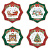 Набор десертных тарелок christmas heritage, D16 см, 4 шт.
