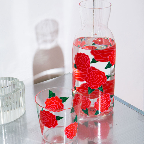 Набор из графина и стакана rose
