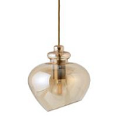 Лампа подвесная FRANDSEN grace, 25хD21 см, стекло, шампань