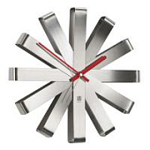 Часы настенные Umbra Ribbon D30,5 см, сталь