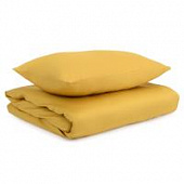 Комплект детского постельного белья из сатина горчичного цвета из коллекции essential, 100х120 см