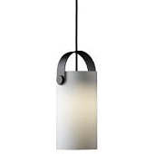 Лампа подвесная FRANDSEN ootg, 31хD16 см, белое опаловое стекло