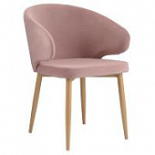 Кресло berg cecilia, пудрово-розовое