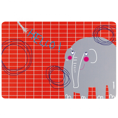 Коврик сервировочный детский hello слон