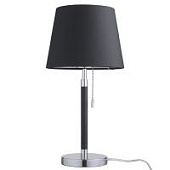 Лампа настольная venice, 22х44 см, черная, хром