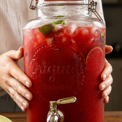 Диспенсер для напитков с подставкой maison jar, 5 л
