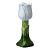 Подсвечник floret голубого цвета из коллекции blossom, 20 см