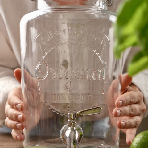 Диспенсер для напитков с подставкой maison jar, 5 л