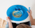 Детская тарелка с ковриком EZPZ Elmo Mat (синяя)
