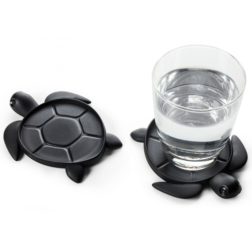 Подставка под стаканы save turtle, черный