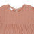 Платье с длинным рукавом из хлопкового муслина цвета пыльной розы из коллекции essential 18-24m