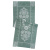 Дорожка из хлопка зеленого цвета с рисунком Tkano Ледяные узоры из коллекции New Year Essential, 53х150 см