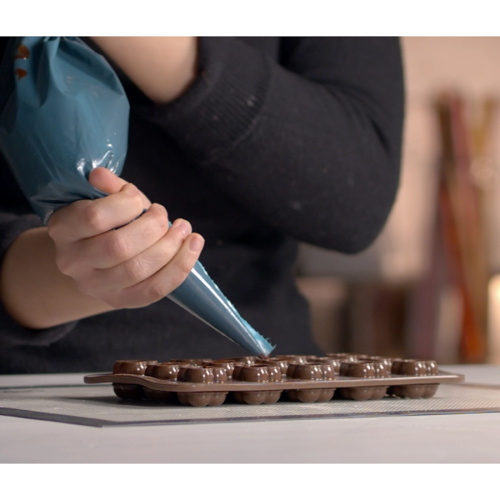 Форма Silikomart для приготовления конфет Choco Game 11х24 см силиконовая