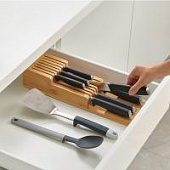 Органайзер для ножей drawerstore bamboo деревянный
