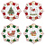 Набор десертных тарелок christmas tale, D16 см, 4 шт.