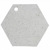 Доска сервировочная из камня Elements Hexagonal 30 см