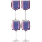 Набор бокалов для вина LSA International Aurora 450 мл, 4 шт, фиолетовый