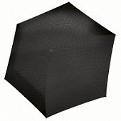 Зонт механический Pocket mini signature black hot print