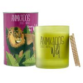 Свеча ароматическая Ambientair Wild Lion, Древесный, 40 ч