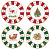 Набор десертных тарелок christmas tale, D19 см, 4 шт.