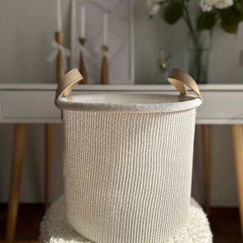 Корзина для хранения sustainable collection, D32х28 см, молочная