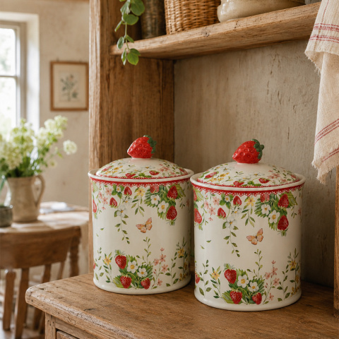 Чашка с блюдцем jardin des fraises, 240 мл