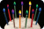 Свечи для торта с цветным пламенем