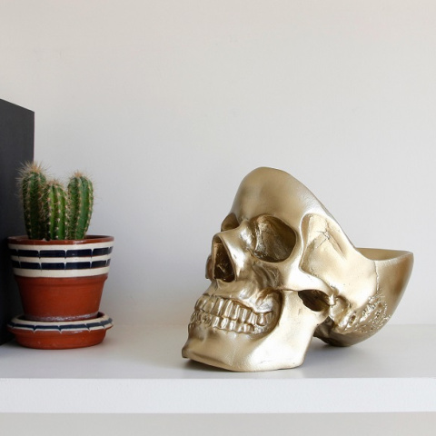 Органайзер для мелочей skull, золотой