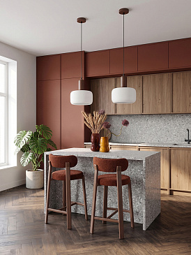 Ваза Ноктюрн, 25 см, терракота