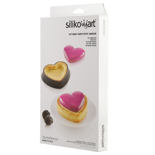 Набор для приготовления пирожных Silikomart Mini Tarte Petit Amour силиконовая