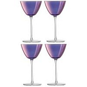 Набор бокалов для мартини LSA International Aurora 195 мл, 4 шт, фиолетовый