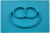 Детская тарелка и коврик 2в1 EZPZ Happy Mat, синяя