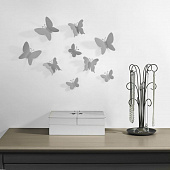 Декор для стен Umbra Бабочки, серый